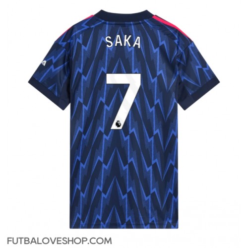 Dres Arsenal Bukayo Saka #7 Preč pre Ženy 2025-26 Krátky Rukáv Dres Arsenal Bukayo Saka #7 Preč pre Ženy 2025-26 Krátky Rukáv